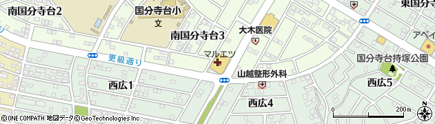 株式会社マルエツ　国分寺台店周辺の地図