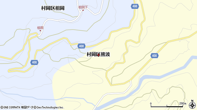 〒667-1353 兵庫県美方郡香美町村岡区熊波の地図