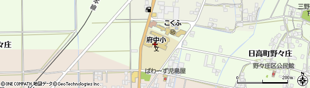 豊岡市立府中小学校周辺の地図