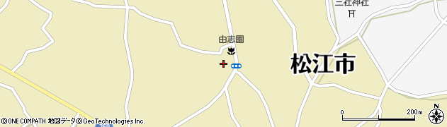 島根県松江市八束町波入1233周辺の地図