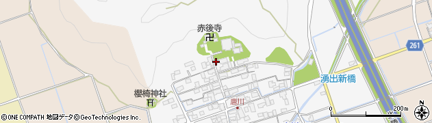 滋賀県長浜市高月町唐川340周辺の地図