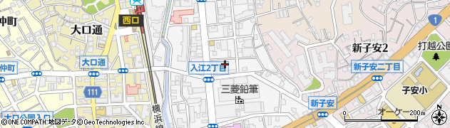 入江二丁目公園周辺の地図