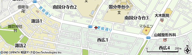 国分寺台小学校周辺の地図