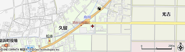 鳥取県東伯郡湯梨浜町久留141周辺の地図