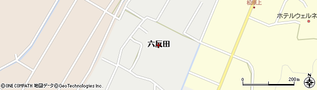 鳥取県鳥取市六反田周辺の地図