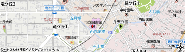 富士吉田市民会館　小ホール周辺の地図