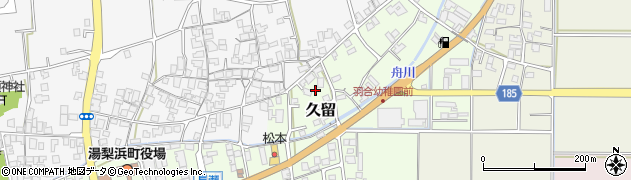 鳥取県東伯郡湯梨浜町久留77周辺の地図