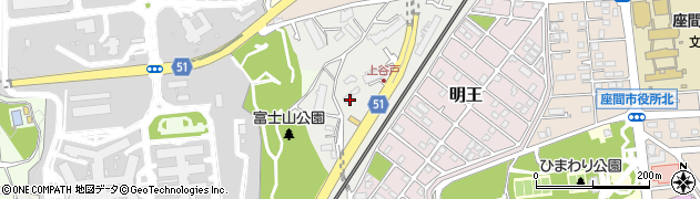 神奈川県座間市入谷西1丁目9周辺の地図