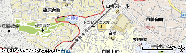 神奈川県横浜市神奈川区白幡上町8周辺の地図