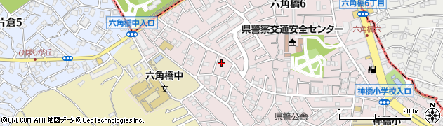 神奈川県横浜市神奈川区六角橋5丁目27-12周辺の地図