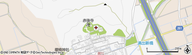 滋賀県長浜市高月町唐川343周辺の地図