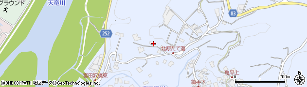 長野県飯田市下久堅下虎岩755周辺の地図