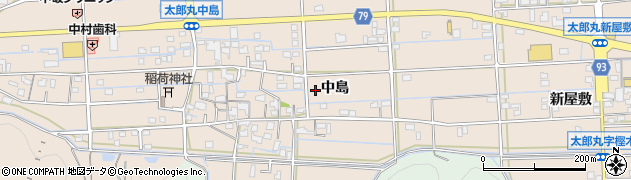 岐阜県岐阜市太郎丸中島周辺の地図