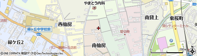 岐阜県関市南仙房8周辺の地図