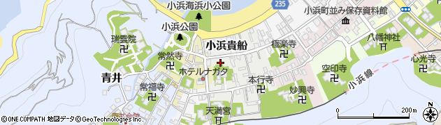 福井県小浜市小浜貴船41周辺の地図