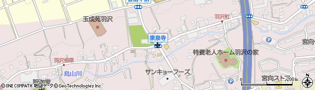 東泉寺周辺の地図