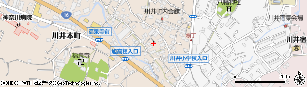 神奈川県横浜市旭区川井本町7周辺の地図