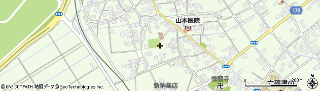 大篠津公園周辺の地図