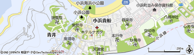 福井県小浜市小浜貴船44周辺の地図