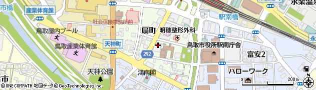 山陰合同銀行鳥取駅南支店周辺の地図