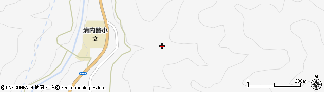 長野県阿智村（下伊那郡）清内路（下清内路）周辺の地図
