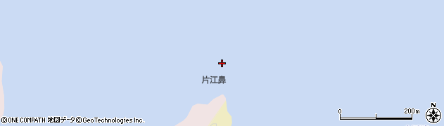 片江鼻周辺の地図