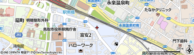 トヨタレンタリース鳥取　鳥取駅前店周辺の地図