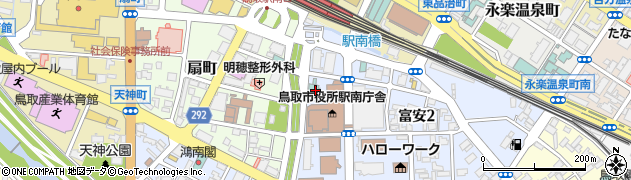 アパホテル鳥取駅前周辺の地図