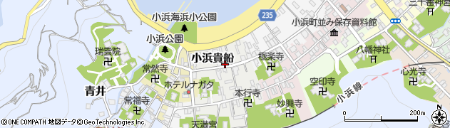 福井県小浜市小浜貴船周辺の地図
