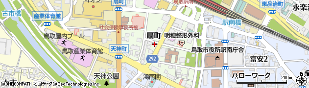 鳥取県鳥取市扇町127周辺の地図