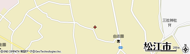 島根県松江市八束町波入1679周辺の地図