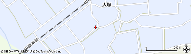鳥取県西伯郡大山町大塚215周辺の地図