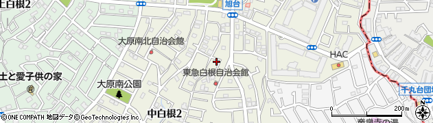 神奈川県横浜市旭区中白根周辺の地図