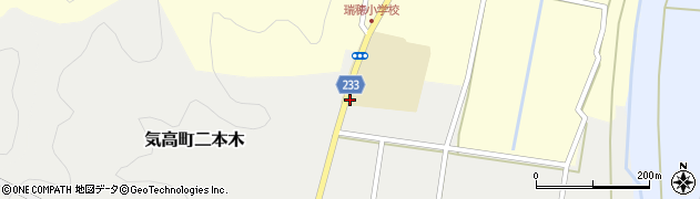 鳥取県鳥取市気高町二本木90周辺の地図