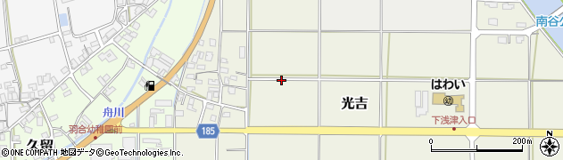 鳥取県東伯郡湯梨浜町光吉周辺の地図
