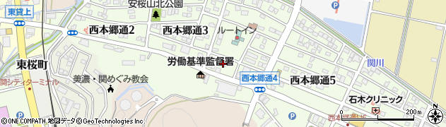 関市役所倉庫周辺の地図