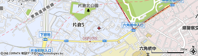 片倉第二公園周辺の地図
