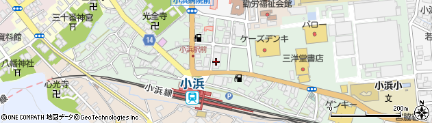 日本通運株式会社　福井支店小浜営業課周辺の地図