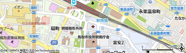 日刊建設工業新聞鳥取支社周辺の地図