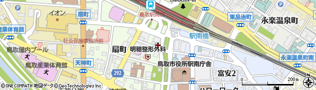 スーパーホテル鳥取駅前周辺の地図