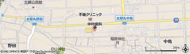 中村歯科医院周辺の地図