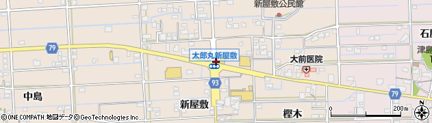 太郎丸新屋敷周辺の地図