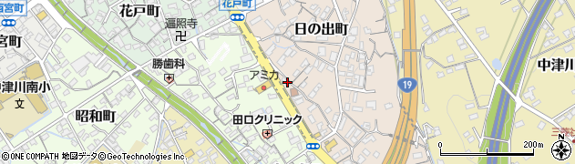 株式会社オルザ　中津川営業所周辺の地図