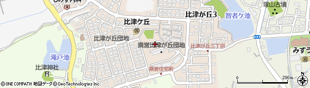 島根県松江市比津が丘周辺の地図