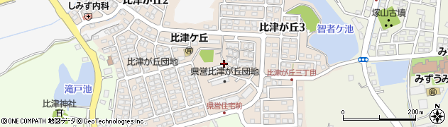 島根県松江市比津が丘4丁目周辺の地図