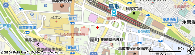 鳥取県鳥取市扇町周辺の地図