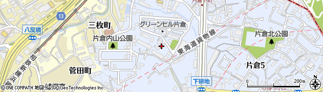 神奈川県横浜市神奈川区片倉4丁目14周辺の地図
