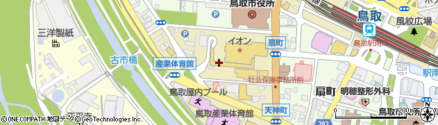 鳥取県鳥取市天神町周辺の地図
