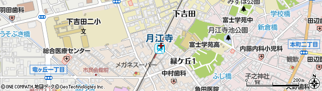 月江寺駅周辺の地図