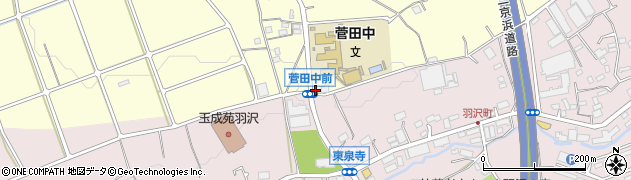 神奈川県横浜市神奈川区菅田町2015周辺の地図